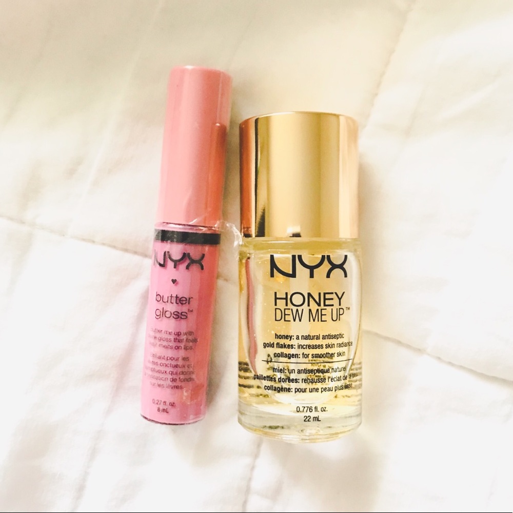 NWT NYX Butter Gloss & Gold Face Primer
